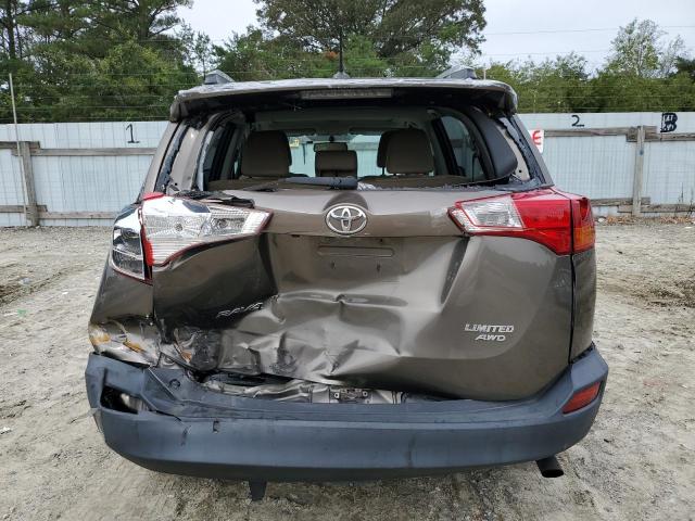 2T3DFREV6DW034311 - 2013 TOYOTA RAV4 LIMITED ყავისფერი ფოტო 6