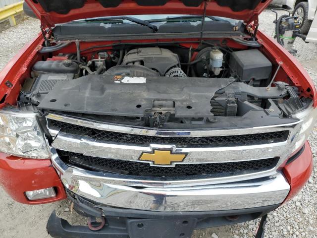 1GCRKSE73CZ295503 - 2012 CHEVROLET SILVERADO K1500 LT BURGUNDY photo 11