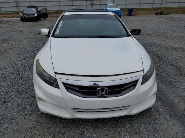 1HGCS2B86CA003037 - 2012 HONDA ACCORD EXL WHITE photo 5