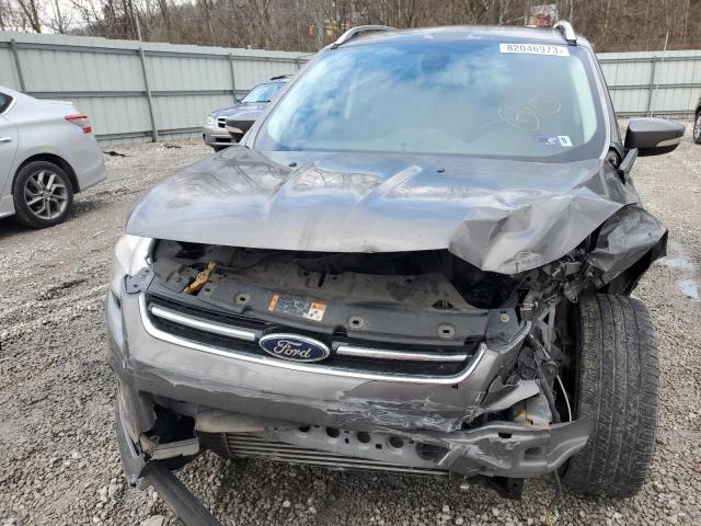 1FMCU9J97EUB86358 - 2014 FORD ESCAPE TITANIUM GRAY photo 5