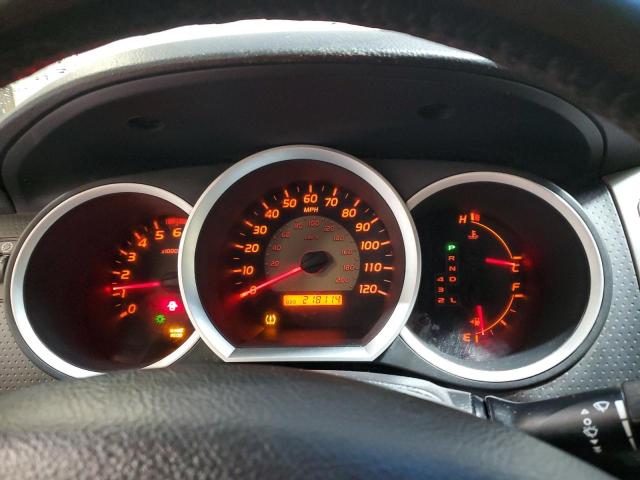 5TEUU4ENXAZ718304 - 2010 TOYOTA TACOMA ACCESS CAB თეთრი ფოტო 9