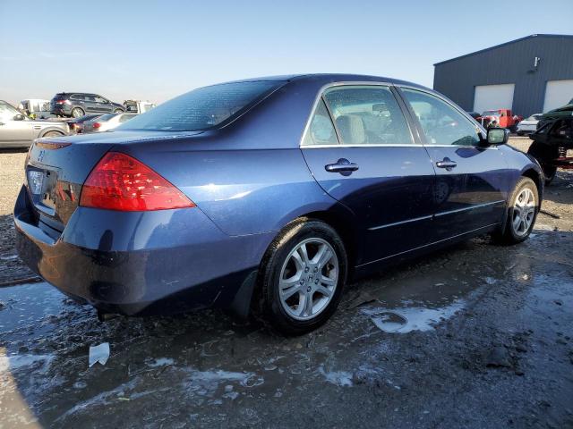 1HGCM56767A216847 - 2007 HONDA ACCORD EX BLUE photo 3