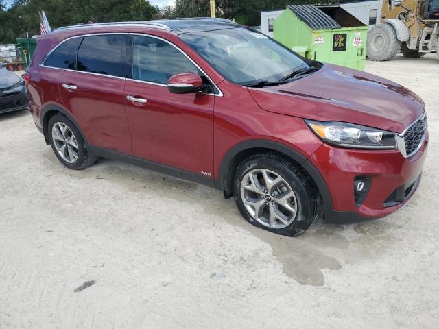 5XYPHDA52KG598842 - 2019 KIA SORENTO EX მუქწითელი ფოტო 4
