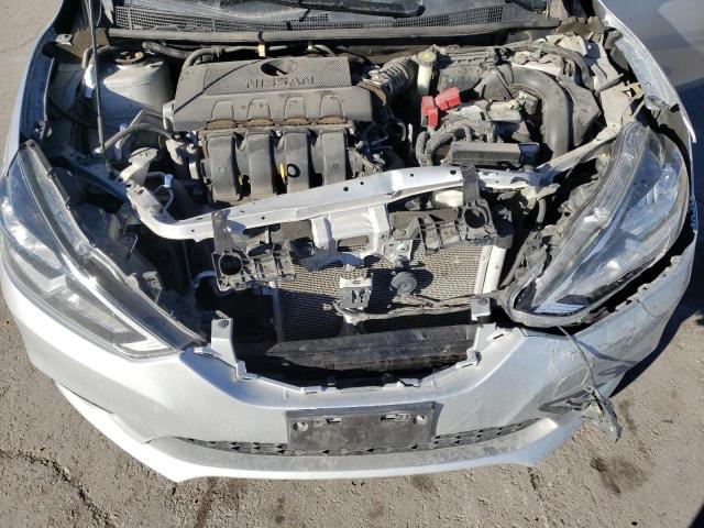 3N1AB7AP9HY227999 - 2017 NISSAN SENTRA S SILVER photo 11