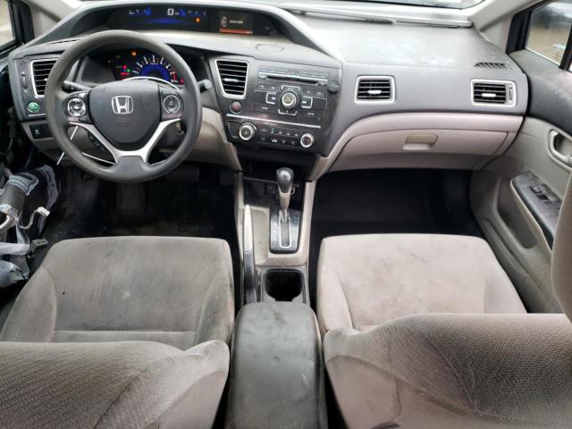 2HGFB2F53DH538780 - 2013 HONDA CIVIC LX GRAY photo 8