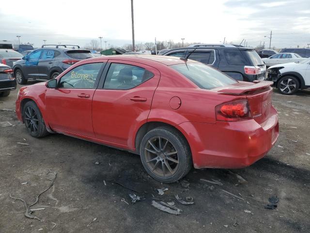 1C3CDZCG7EN177528 - 2014 DODGE AVENGER SXT RED photo 2