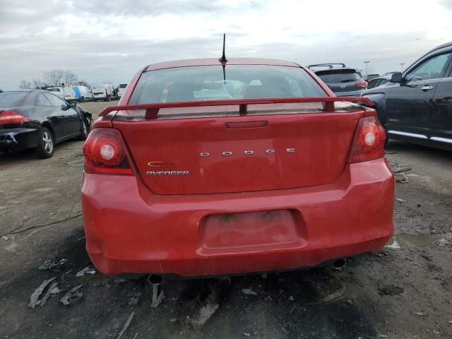 1C3CDZCG7EN177528 - 2014 DODGE AVENGER SXT RED photo 6