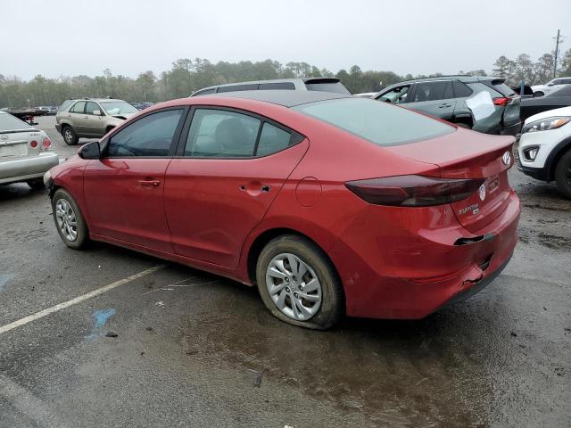 KMHD74LFXJU471941 - 2018 HYUNDAI ELANTRA SE RED photo 2