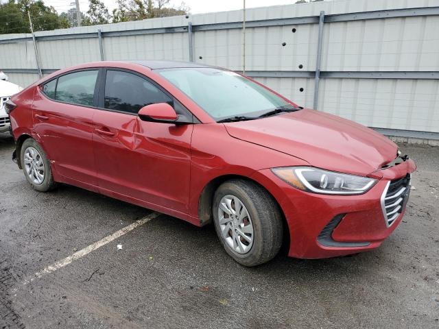 KMHD74LFXJU471941 - 2018 HYUNDAI ELANTRA SE RED photo 4