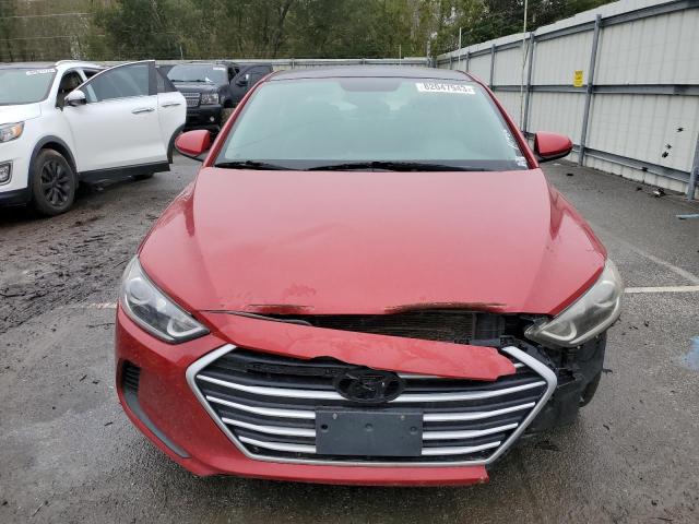 KMHD74LFXJU471941 - 2018 HYUNDAI ELANTRA SE RED photo 5