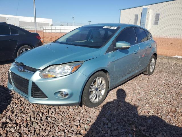 1FAHP3M20CL363113 - 2012 FORD FOCUS SEL TURQUOISE photo 1