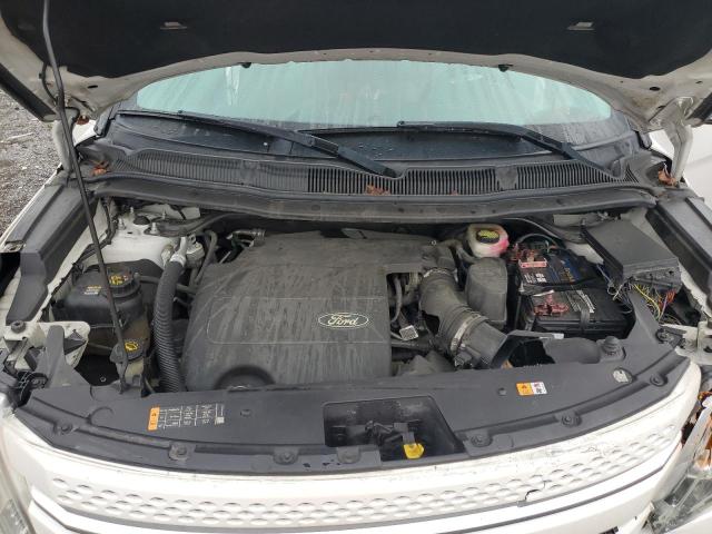 1FM5K8F86EGC34326 - 2014 FORD EXPLORER LIMITED WHITE photo 11