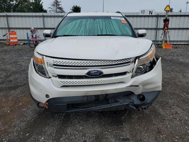 1FM5K8F86EGC34326 - 2014 FORD EXPLORER LIMITED WHITE photo 5