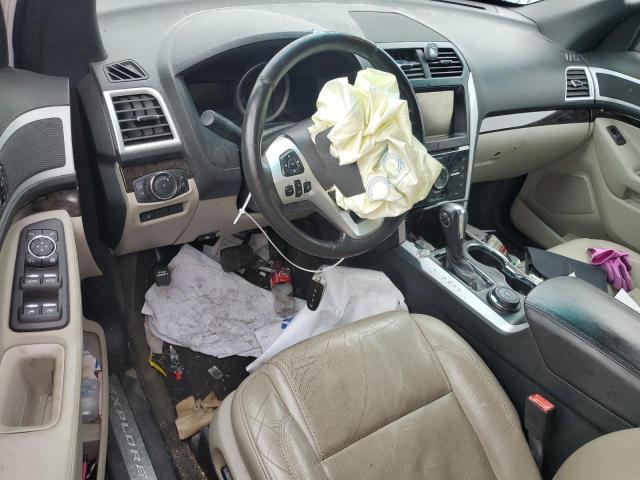 1FM5K8F86EGC34326 - 2014 FORD EXPLORER LIMITED WHITE photo 8