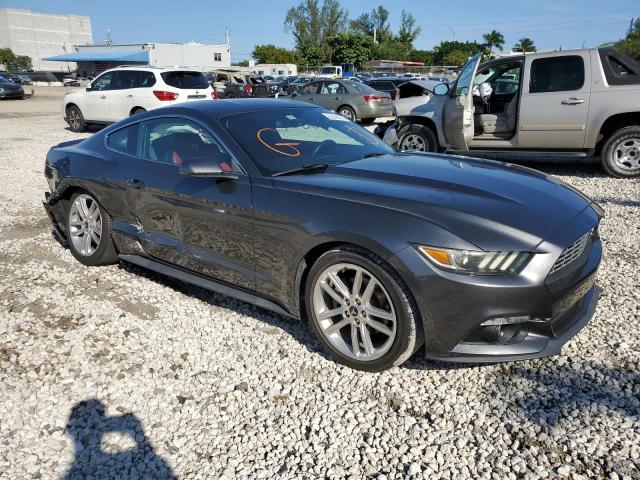 1FA6P8TH9G5301925 - 2016 FORD MUSTANG GRAY photo 4