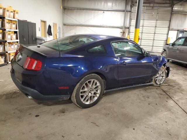 1ZVBP8AM0C5215614 - 2012 FORD MUSTANG BLUE photo 3