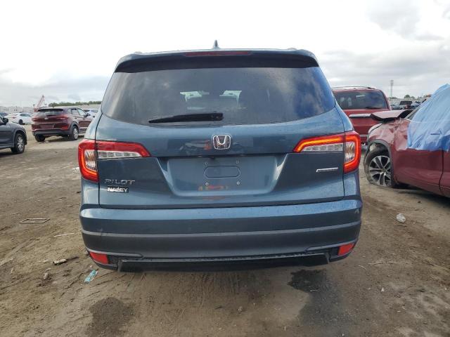 5FNYF5H27NB020906 - 2022 HONDA PILOT SE BLUE photo 6