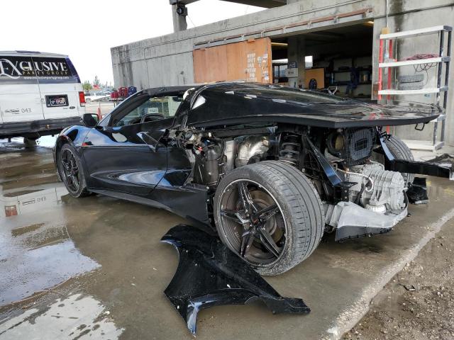 1G1Y82D44L5114149 - 2020 CHEVROLET CORVETTE STINGRAY 3LT BLACK photo 2