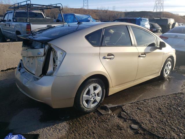 JTDKN3DU8A0093232 - 2010 TOYOTA PRIUS GOLD photo 3