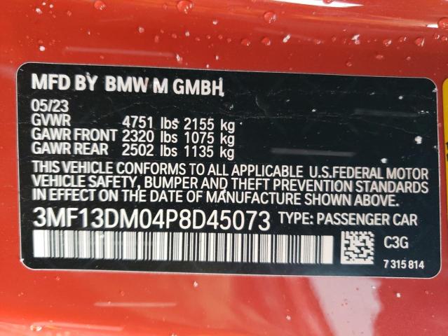 3MF13DM04P8D45073 - 2023 BMW M2 橙色 照片 13