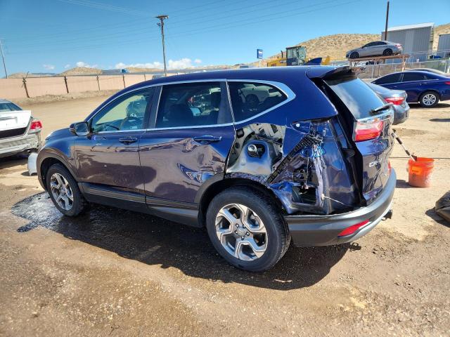 7FARW2H52JE017259 - 2018 HONDA CR-V EX BLUE photo 2