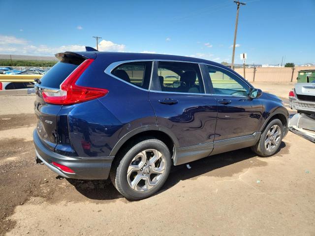 7FARW2H52JE017259 - 2018 HONDA CR-V EX BLUE photo 3