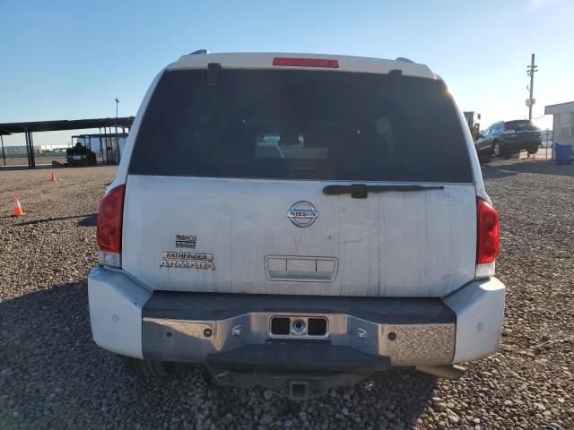 5N1AA08A14N709877 - 2004 NISSAN ARMADA SE WHITE photo 6