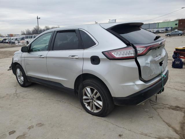 2FMTK4J89FBC32294 - 2015 FORD EDGE SEL SILVER photo 2