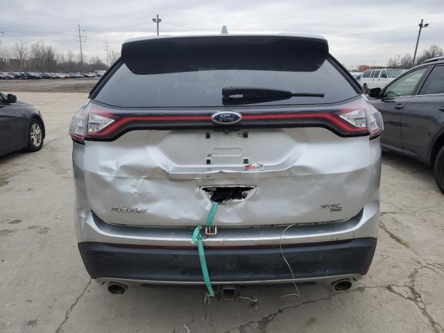 2FMTK4J89FBC32294 - 2015 FORD EDGE SEL SILVER photo 6