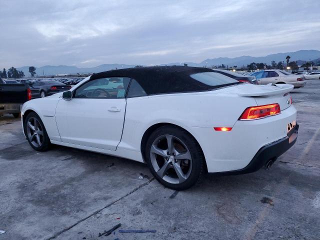 2G1FC3D39E9220637 - 2014 CHEVROLET CAMARO LT WHITE photo 2