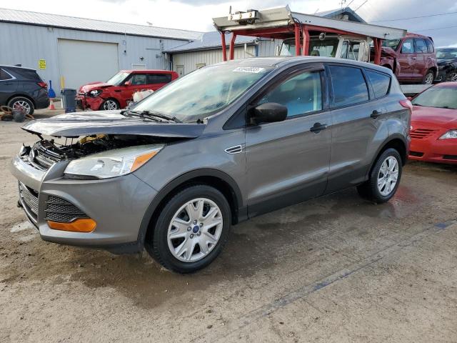 1FMCU0F73EUC21321 - 2014 FORD ESCAPE S GRAY photo 1