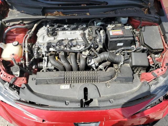 5YFEPMAE2MP218441 - 2021 TOYOTA COROLLA LE Czerwony zdjęcie 11