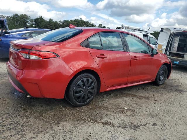 5YFEPMAE2MP218441 - 2021 TOYOTA COROLLA LE Czerwony zdjęcie 3