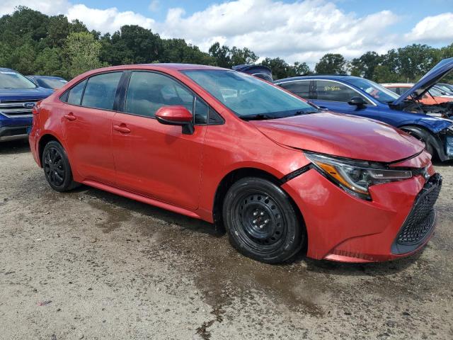 5YFEPMAE2MP218441 - 2021 TOYOTA COROLLA LE Czerwony zdjęcie 4