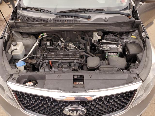 KNDPB3AC2G7811075 - 2016 KIA SPORTAGE LX SILVER photo 12