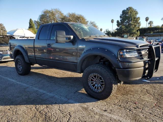 1FTRX14W36FA53076 - 2006 FORD F150 CHARCOAL photo 4