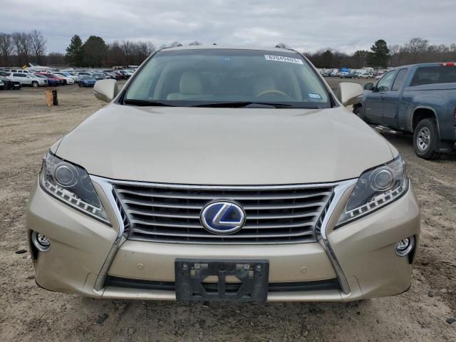 2T2BC1BA1FC009781 - 2015 LEXUS RX 450H GOLD photo 5