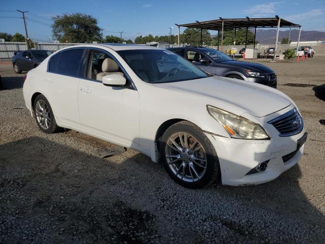 JN1CV6AP4AM201801 - 2010 INFINITI G37 BASE WHITE photo 4