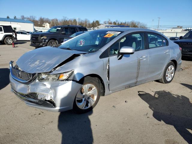 19XFB2F52EE200914 - 2014 HONDA CIVIC LX GRAY photo 1