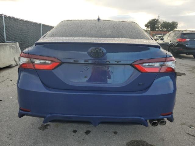 4T1G11AK6RU191717 - 2024 TOYOTA CAMRY SE NIGHT SHADE BLUE photo 6