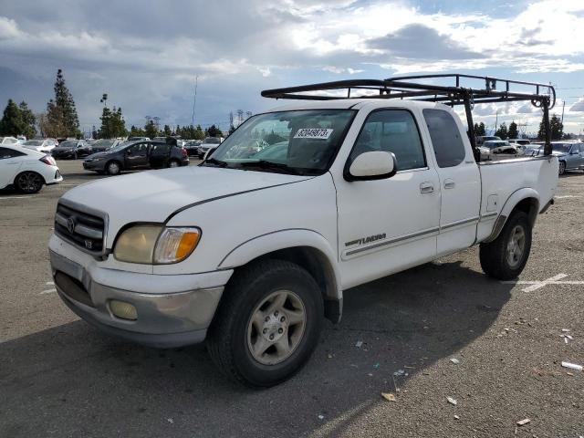 5TBRT38162S313852 - 2002 TOYOTA TUNDRA ACCESS CAB LIMITED WHITE photo 1