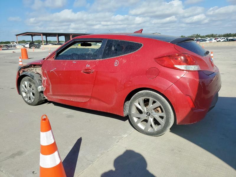 KMHTC6AD4GU284031 - 2016 HYUNDAI VELOSTER RED photo 2