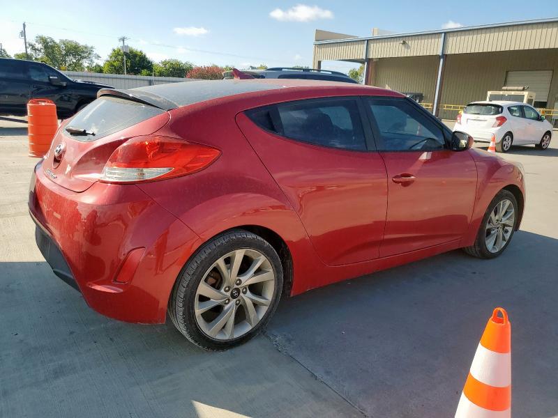 KMHTC6AD4GU284031 - 2016 HYUNDAI VELOSTER RED photo 3