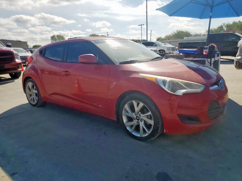 KMHTC6AD4GU284031 - 2016 HYUNDAI VELOSTER RED photo 4