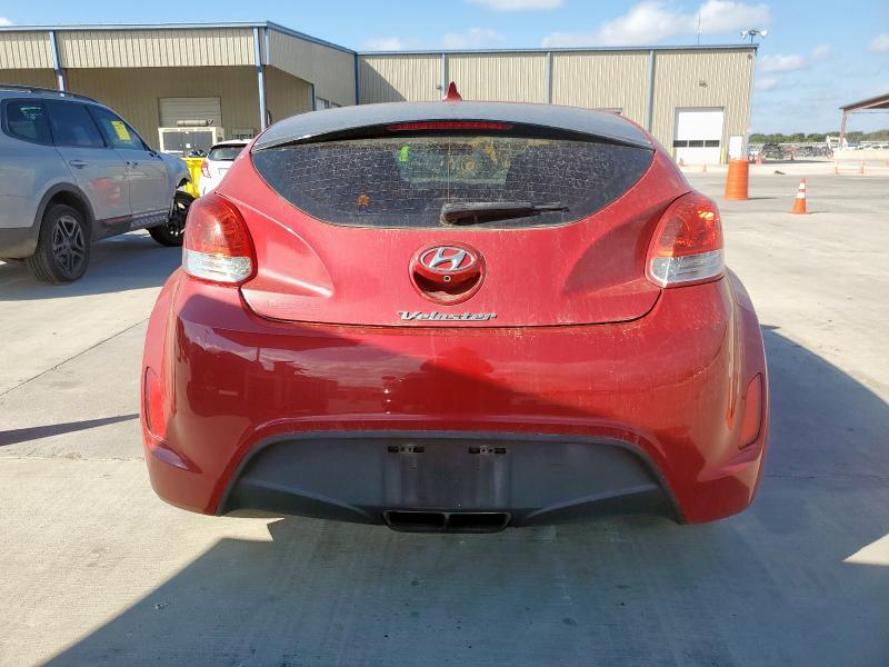 KMHTC6AD4GU284031 - 2016 HYUNDAI VELOSTER RED photo 6