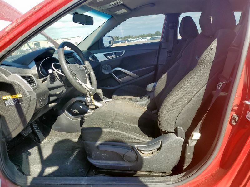 KMHTC6AD4GU284031 - 2016 HYUNDAI VELOSTER RED photo 7