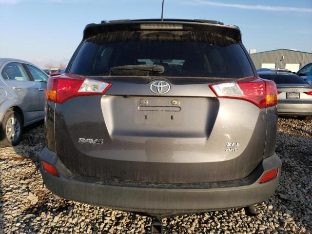 2T3RFREV1FW386964 - 2015 TOYOTA RAV4 XLE GRAY photo 6