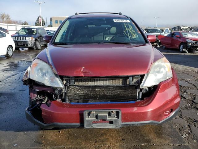 JHLRE4H78BC021202 - 2011 HONDA CR-V EXL RED photo 5