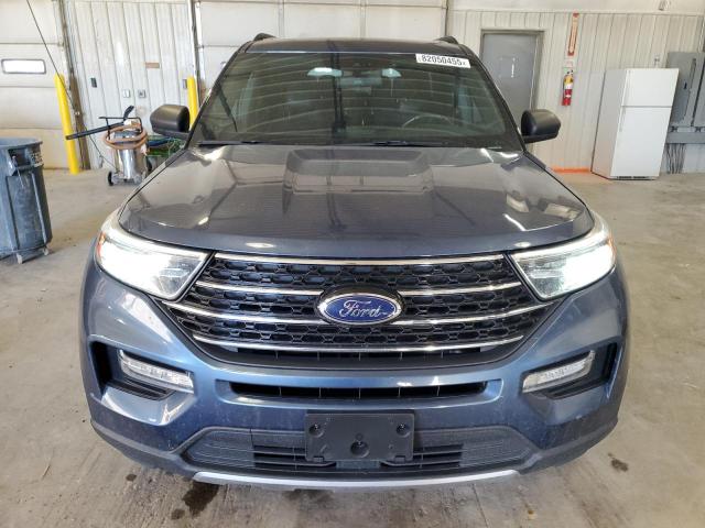 1FMSK8DH1LGB40762 - 2020 FORD EXPLORER XLT BLUE photo 5