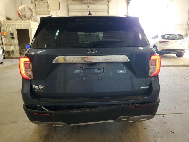 1FMSK8DH1LGB40762 - 2020 FORD EXPLORER XLT BLUE photo 6